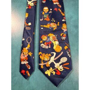 Vintage Ralph Marlin Garfield Sports Fan Tie – Excellent Condition